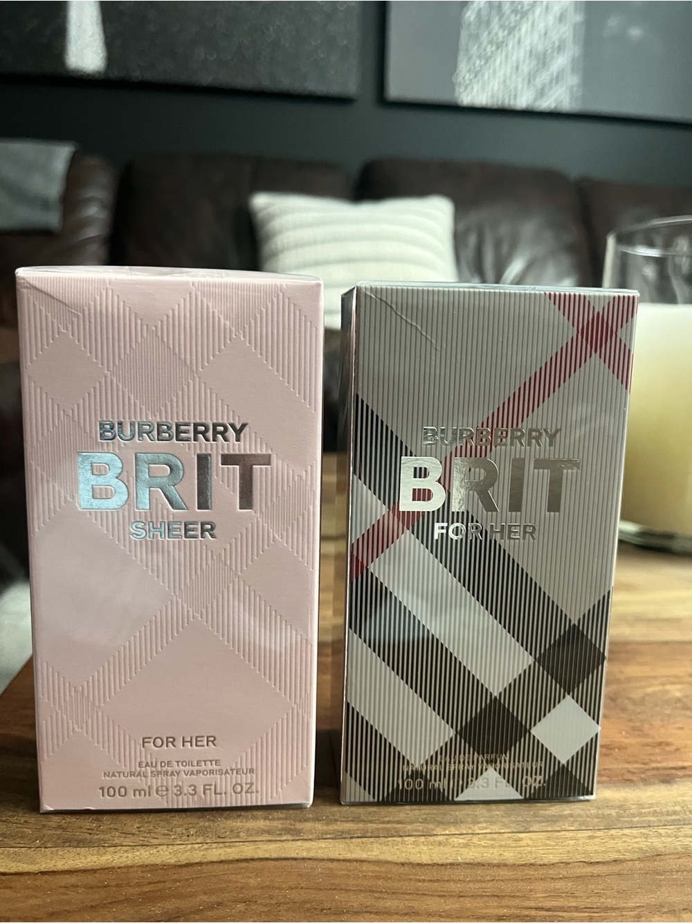 Burberry Brit Sheer & For Her Mist - 100mL each